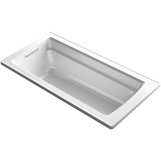 K235680,40,10 Kohler Archer® Vitreous China Rectangular DropIn Bathroom Sink with Overflow